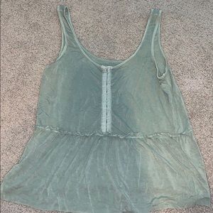 PACSUN army green cute comfy top